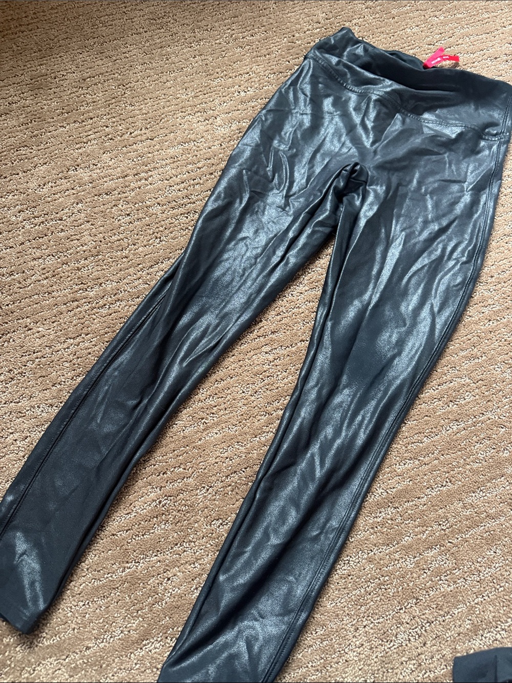 SPANX Black High-Waist Shaping Leggings